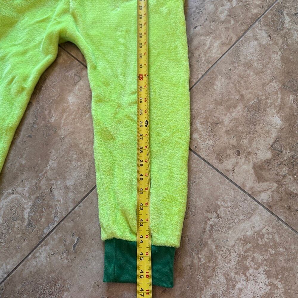 Moriah Elizabeth One Piece Jumpsuit Pickle Fleece Pajama Kids Medium Green Dino - Picture 12 of 13